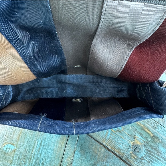 U.S.E.D. Recycled Seatbelt Flap Close Mini Purse - Picture 6 of 14